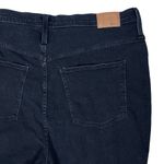 Madewell  High Rise Distressed The Mom Jeans Ankle Crop Black Size 36 Photo 9