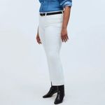 Madewell NEW  Curvy Kick Out Crop Jeans (Pure White) (Plus) 20W, PURE WHITE Photo 2
