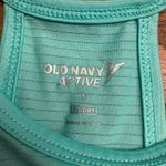 Old Navy  Active Teal Ribbed Racerback Tank Top Women's Size Small Photo 2