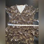 Banana Republic | Zebra Safari Green wrap Dress XS Photo 9