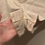 H&M & Denim Khaki Beige Tan Neutral High Waist Curvy Jean Shorts Denim Shorts Size 4 Photo 4