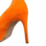 Victoria Beckham  Women’s Point Toe Orange Suede Purple Interior Stiletto Heels Photo 13