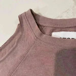 Victoria's Secret Victoria Sport  Mauve Cold Shoulder Terry Sweatshirt Women’s XS Photo 2