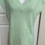 Loft  Mint Green Chunky Knit Sweater, size L  Orig $65 Relaxed Layering Photo 0