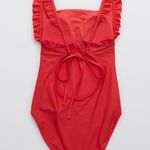 Aerie Ruffle Scoop One Piece Swimsuit Large Photo 1