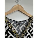 Voir Voir Dress Womens 14 Above Knee Floral Black/Yellow/White V Photo 6