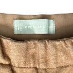 Everlane Heather Auburn Brown Dream Pant Knit Cropped Vertical Seam Pants sz XS Photo 6