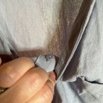 ZARA  Basic Casual 100% Cotton Light Blue Shirt Jumpsuit Romper Size XS Photo 7