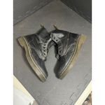 Dr. Martens Pascal Black Leather Lace Up Combat Boots Women 7 Grunge Emo Rave Photo 3