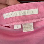 Perry Ellis  Bubblegum Pink Linen Pencil Knee Length Skirt Size 6 Photo 1