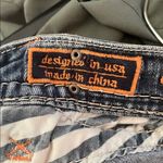 Rock Revival  Blue Skinny Jeans with White Stitching may jeans size 26 women’s Photo 10