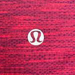 Lululemon Bumble Berry Flaming Tomato Wunder Under Crop ll Diamond Jacquard Space Dye Photo 6