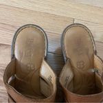 Born Pollina Platform Mules Clogs Brown Woven Leather Size 10 Photo 3