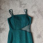 Trixxi  Green Mush Cutout Sparkle Dress SIZE 7 Photo 1