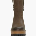 Lucky Brand NEW  Rhoslyn Lug Sole Platform Bootie Color: Bark Wxysud Photo 3