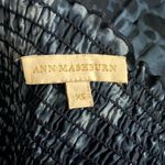 Ann Mashburn  Andra Smocked Long Sleeve Maxi Dress XS Women’s Blue Navy Patchwork Photo 3