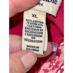 Abercrombie & Fitch Red Lace Cotton V-Neck Vintage Y2K Tank Top Womens Size XL Photo 3