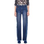 Rebecca Taylor  High Rise  Wide Leg Jeans Photo 1