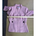 Tahari  Arthur Levine Pink Zip Jacket 4 Corporate Siren Classic Preppy Minimalist Photo 6