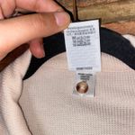 PINK Victoria's Secret Cream Long Sleeve Thermal Waffle Knit Henley Size Large Photo 6