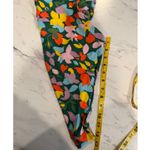 J.Crew Floral One Piece Swimsuit Green V Neck Tie Straps Size 14 Photo 2