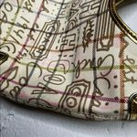 Coach  Tattersole Graffiti Hobo Shoulder Bag Leather Beige Multicolor L0868-13309 Photo 3