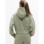 Athleta  XL Forever Fleece Crop Full Zip Hoodie Eucalyptus Photo 1