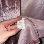 SheIn Velvet Open Cardigan in Soft Pink Photo 1