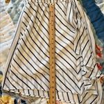 AQUA BLOOMINGDALE’S L White Gray Striped Sleeveless Party Dress Photo 10