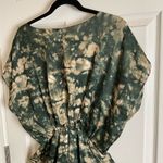 Collective Concepts  women’s Green and Cream Tie-Dye Dress size medium Photo 6