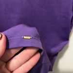 NWT Marc Cain collar soft short sleeve t purple sz‎ 4 Photo 2