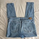 American Eagle A&E High Rise Indigo Distressed Jegging 14R Photo 3