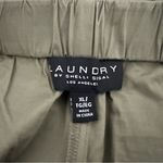 Laundry by Shelli Segal NEW Pleated Lace-Up Shorts in Olive, Size XL Photo 5