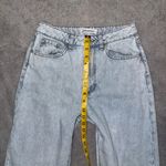 We Wore What  Mom Slit Straight Super Light
Denim Jeans Sz 26 Photo 5