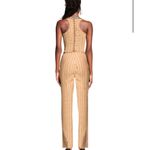 I am gia nwt dominique pant tan pinstripe XXS Photo 1
