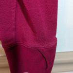 Nike  Dri Fit Hoodie Womens Medium 1/4 Zip Long Sleeve Running Swoosh Burgundy Photo 2