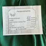 Anthropologie Maeve Kelly Green Button Down Lightweight Minimalist SZ S #1912 Photo 7