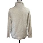 Loft Women's Cowl Neck Sweater Pullover Long Sleeve Ribbed Beige Size Petite SP Photo 1