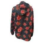 Coach Floral Windbreaker Hoodie Jacket Size Small Photo 8