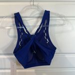 Athleta NWT  dress blue High Neck loop Bikini Swim Top SZ 32 B/C Photo 5