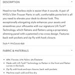 NYDJ  Black Slim Trouser Pants Stretch 14W Plus Size Ponte Knit Photo 11