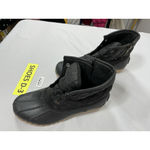 Nautica Womans  Dorsay Quilted Ankle Duck boots 7 Black Photo 1