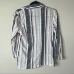 Xirena mixed striped lightweight‎ cotton blazer XS Photo 4