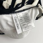 Calvin Klein  Swimsuit Black White Palm 14 Annette Photo 9