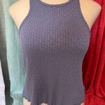 BKE Women's Sleeveless Ribbed Top - light blue Photo 0