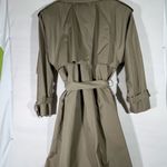 Gallery J Double Breasted Classic Women’s Trench Coat W/Lining Sz 9/10 Tan NEW Photo 1