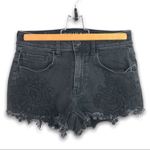 American Eagle  Outfitters - Black Denim Shorts w/ Front Crochet Details - 2 Photo 6