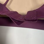 Buffbunny Lit Laser Cut Sports Bra Burgundy Athletic Yoga Sporty Athleisure Sz S Photo 4