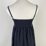 Farm Rio NWOT  Linen Blend Black Sleeveless Maxi Dress Size S Photo 9