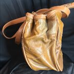 Leather Umbrella Patchwork Bag Tan Photo 9